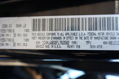 2015 Jeep Wrangler Sahara