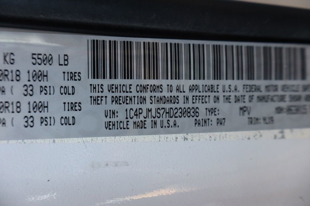 2017 Jeep Cherokee Overland