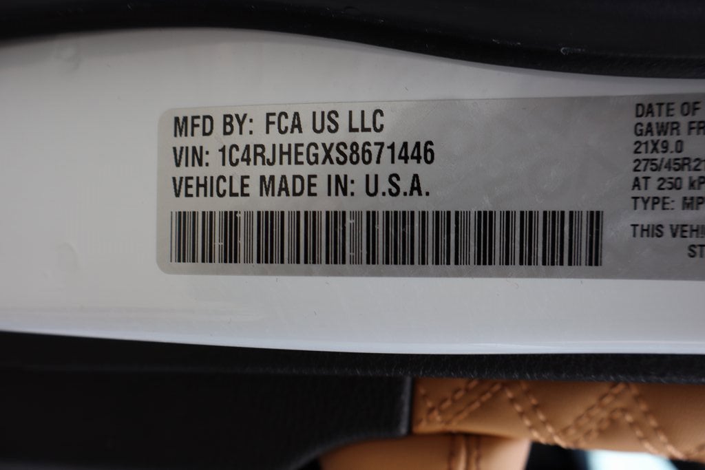 2025 Jeep Grand Cherokee Summit