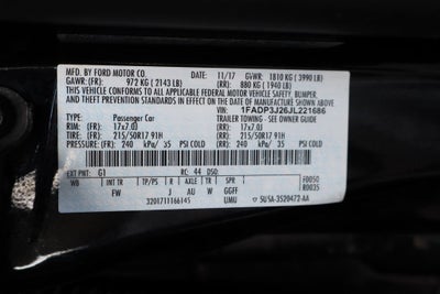 2018 Ford Focus Titanium