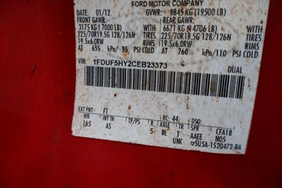 2012 Ford Super Duty F-550 DRW XL