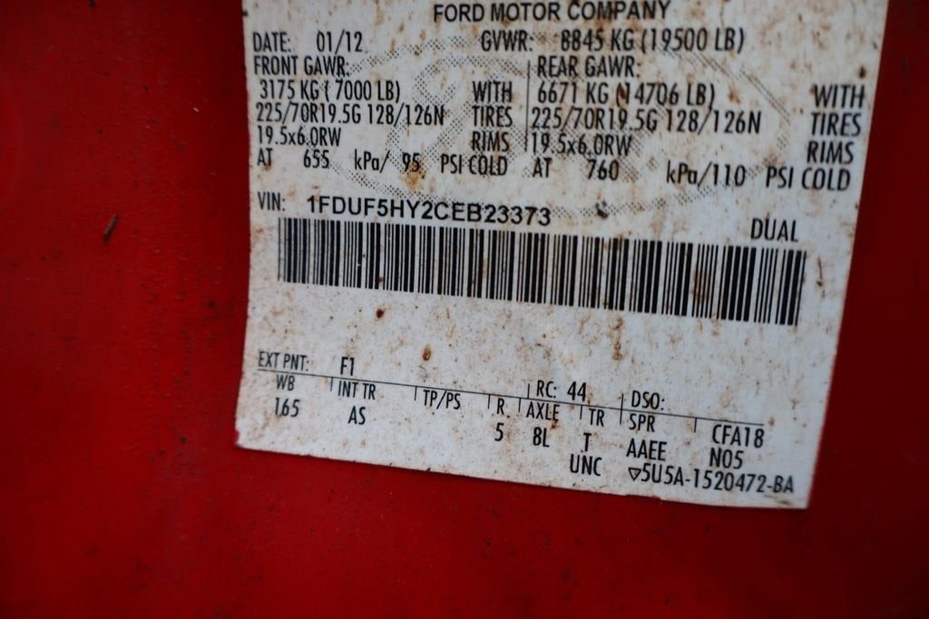 2012 Ford Super Duty F-550 DRW XL