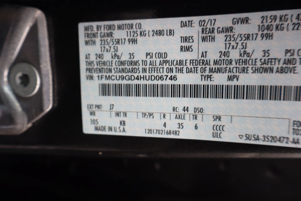 2017 Ford Escape SE