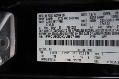2018 Ford Escape SE