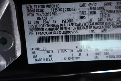2013 Ford Escape SEL