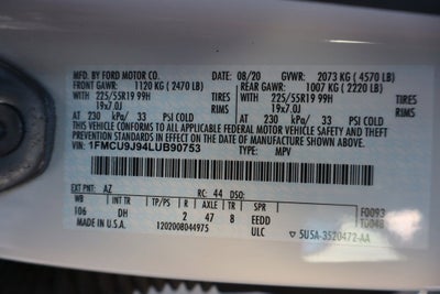 2020 Ford Escape Titanium