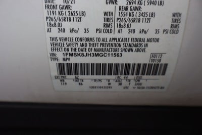 2021 Ford Explorer Timberline