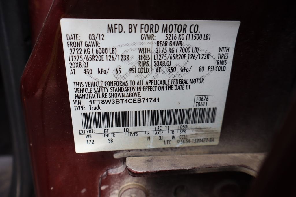 2012 Ford Super Duty F-350 SRW King Ranch