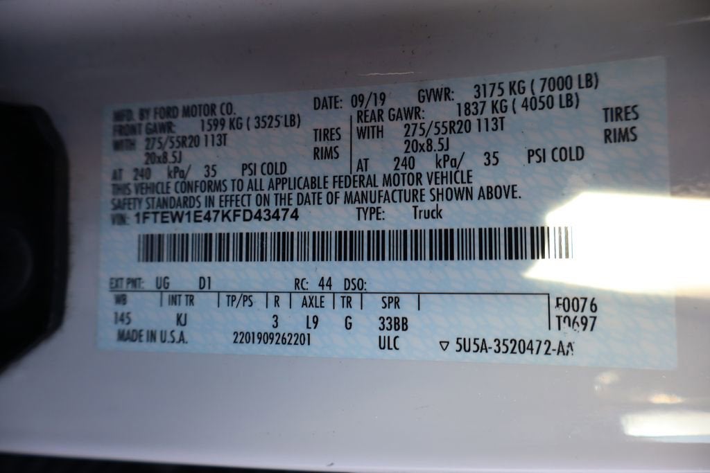 2019 Ford F-150 XL