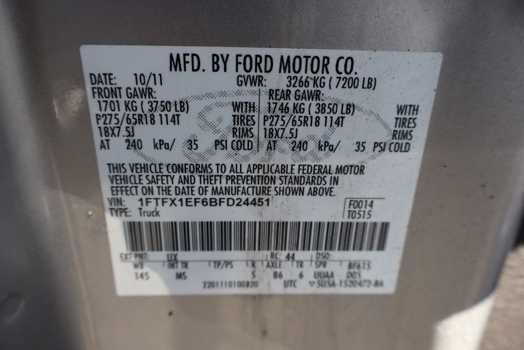 2011 Ford F-150 XLT