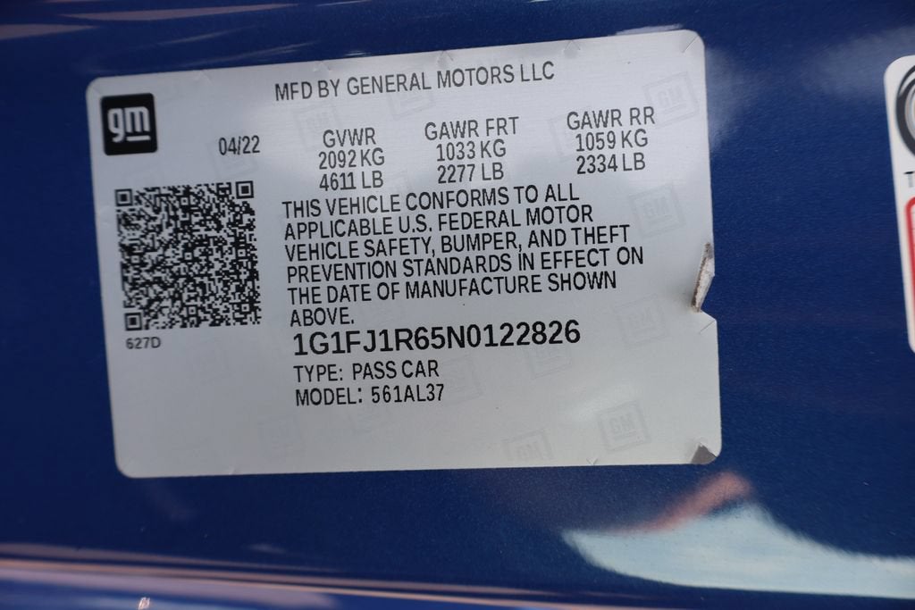 2022 Chevrolet Camaro ZL1