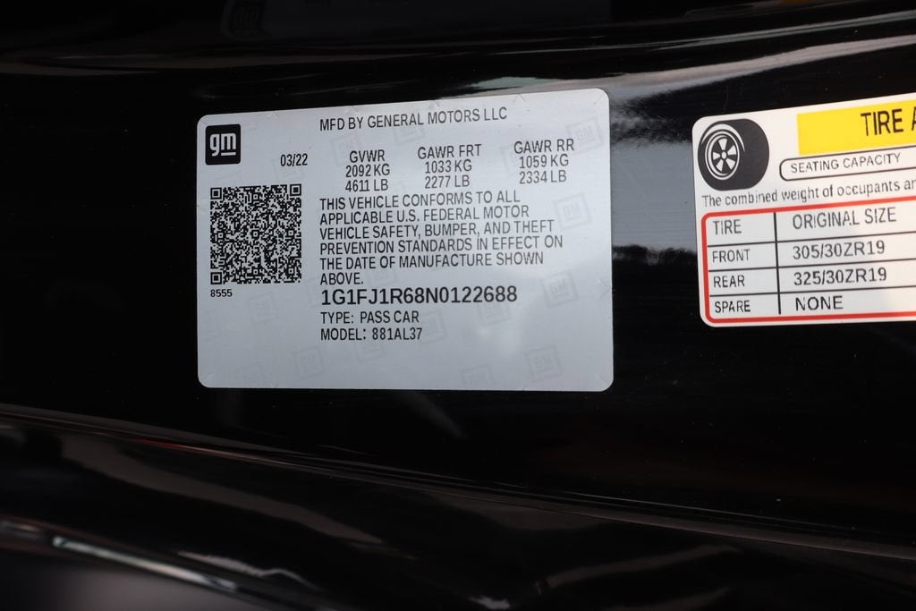 2022 Chevrolet Camaro ZL1