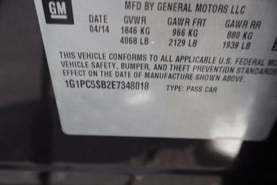 2014 Chevrolet Cruze 1LT