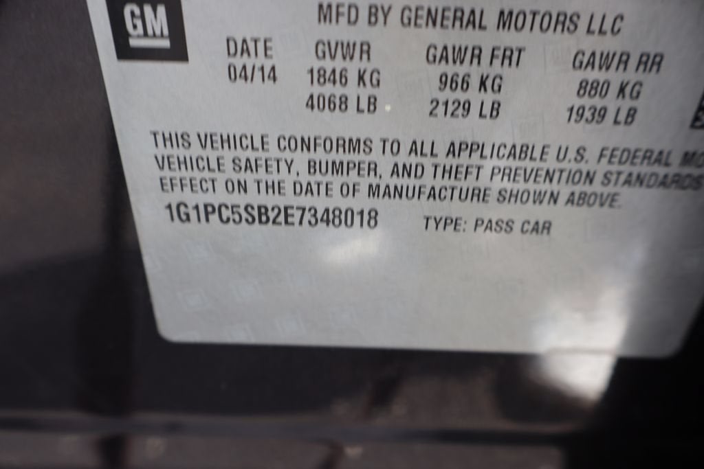 2014 Chevrolet Cruze 1LT
