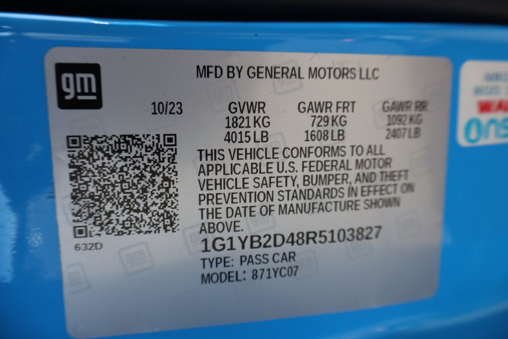 2024 Chevrolet Corvette Stingray Stingray
