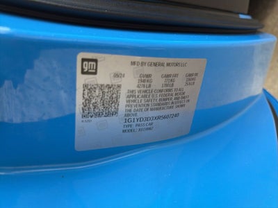 2024 Chevrolet Corvette Z06 Base