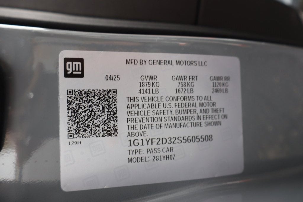 2025 Chevrolet Corvette Z06 3LZ