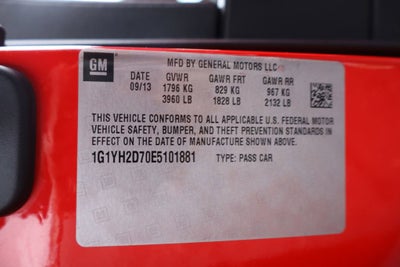 2014 Chevrolet Corvette Stingray Z51 1LT