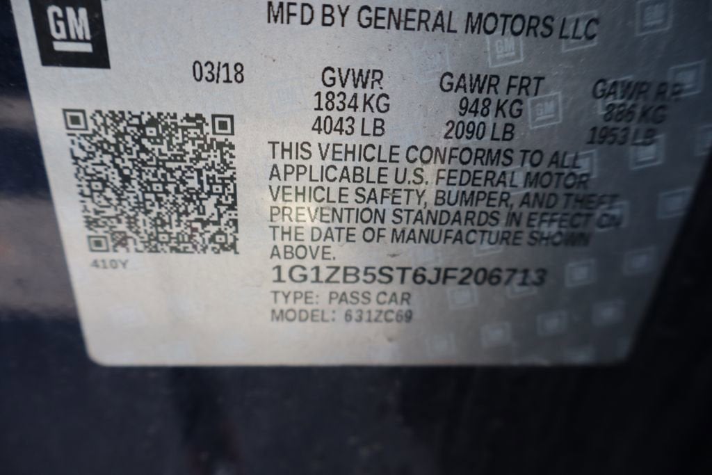 2018 Chevrolet Malibu LS