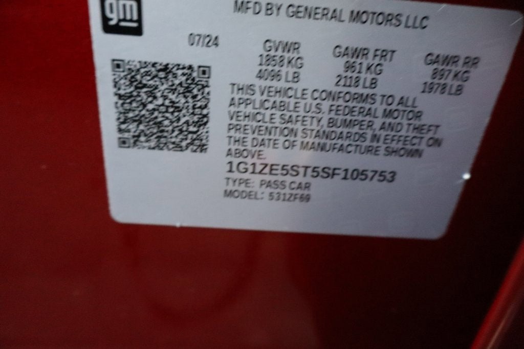 2025 Chevrolet Malibu 2LT