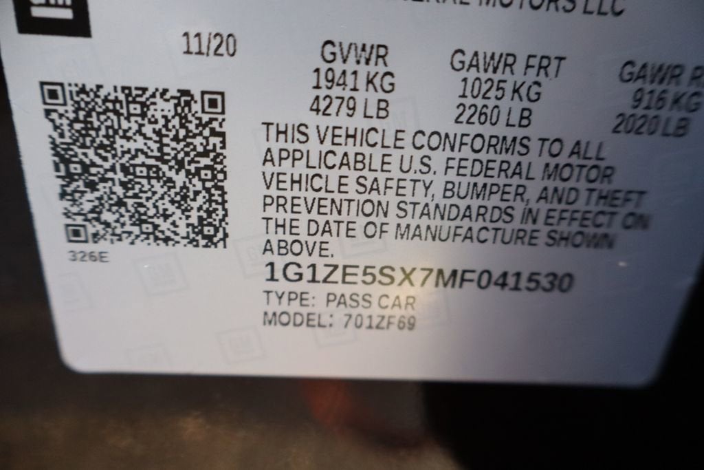 2021 Chevrolet Malibu Premier