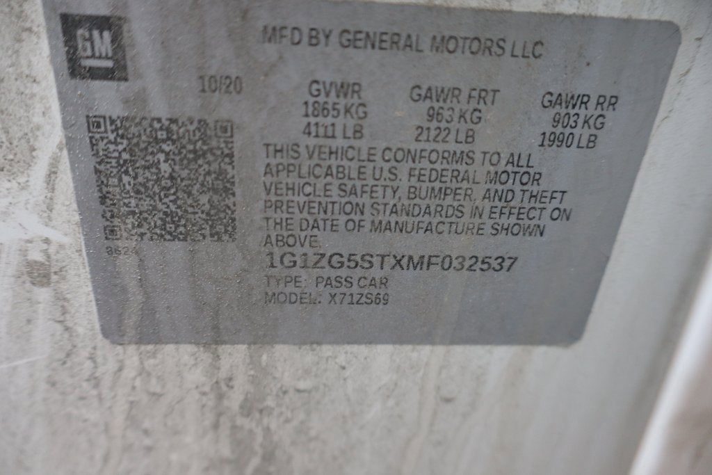 2021 Chevrolet Malibu RS