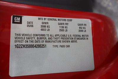 2006 Pontiac G6 GT