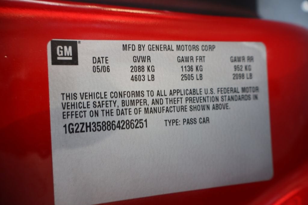 2006 Pontiac G6 GT
