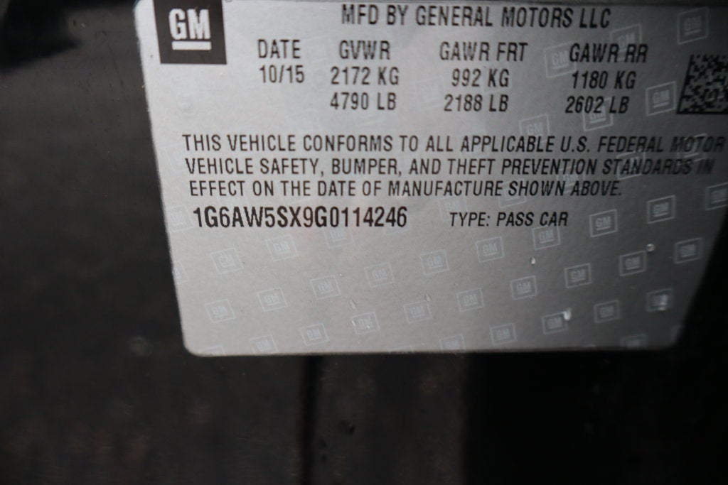 2016 Cadillac CTS 2.0L Turbo