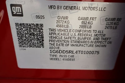 2026 Cadillac CT4-V Base