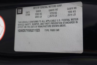 2008 Cadillac DTS w/1SA