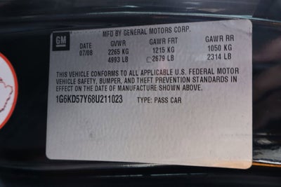 2008 Cadillac DTS w/1SA