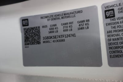 2026 Chevrolet Silverado 3500 HD Chassis Cab Work Truck