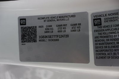 2026 Chevrolet Silverado 3500 HD Chassis Cab Work Truck