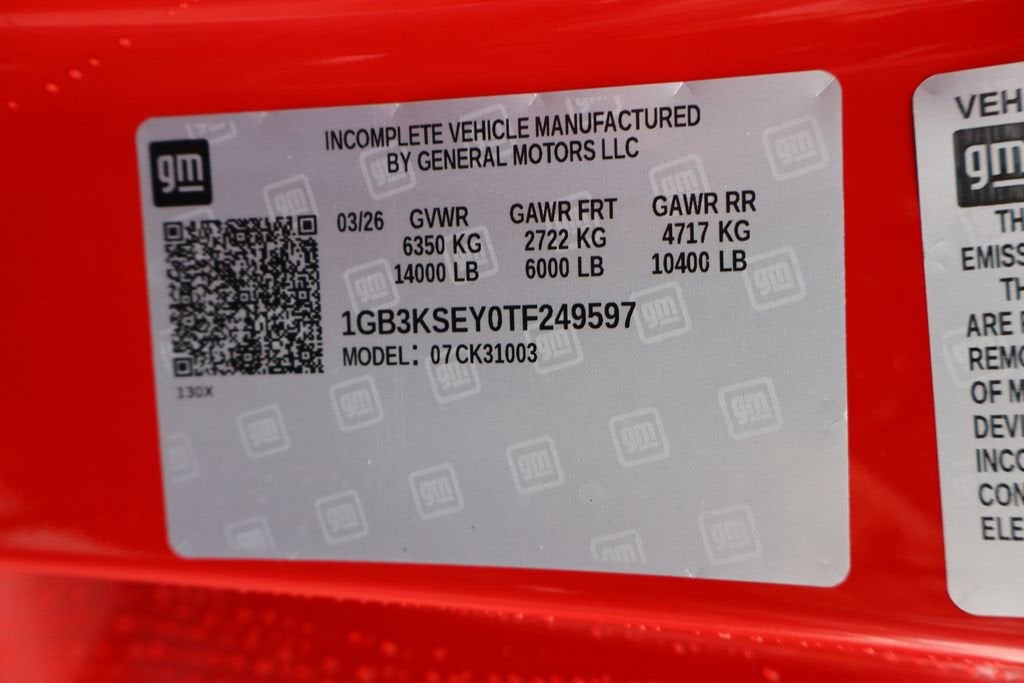 2026 Chevrolet Silverado 3500 HD Chassis Cab Work Truck