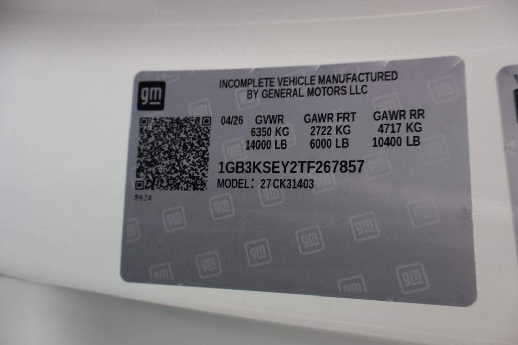 2026 Chevrolet Silverado 3500 HD Chassis Cab Work Truck