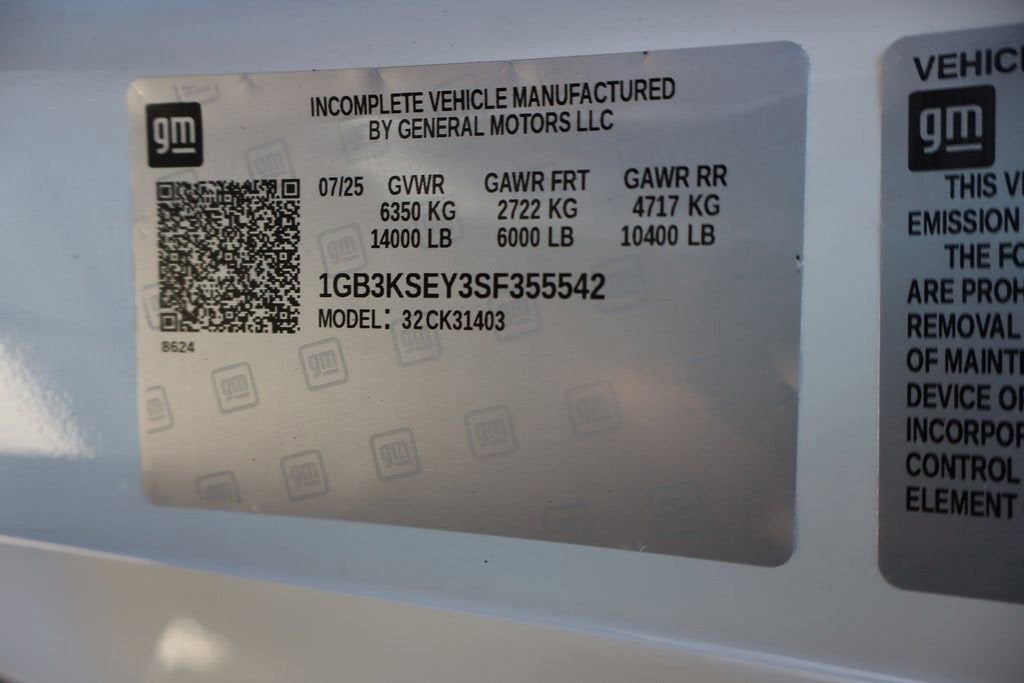 2025 Chevrolet Silverado 3500 HD Chassis Cab Work Truck