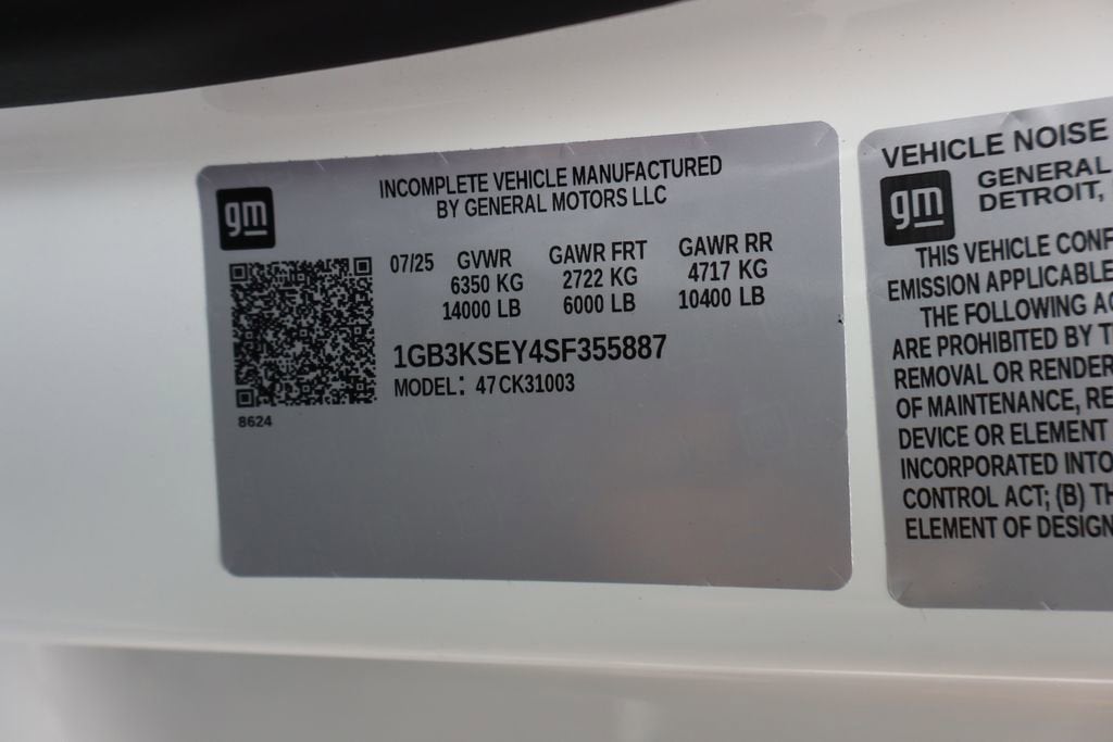 2025 Chevrolet Silverado 3500 HD Chassis Cab Work Truck
