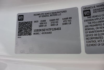 2026 Chevrolet Silverado 3500 HD Chassis Cab Work Truck