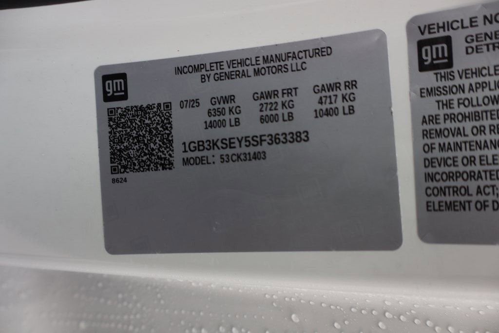 2025 Chevrolet Silverado 3500 HD Chassis Cab Work Truck