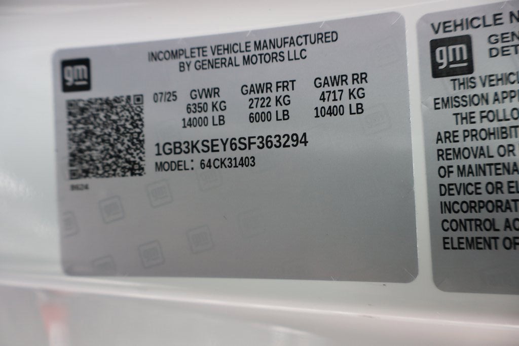 2025 Chevrolet Silverado 3500 HD Chassis Cab Work Truck