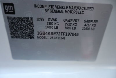 2026 Chevrolet Silverado 3500 HD Chassis Cab Work Truck w/9' Steel Service Body