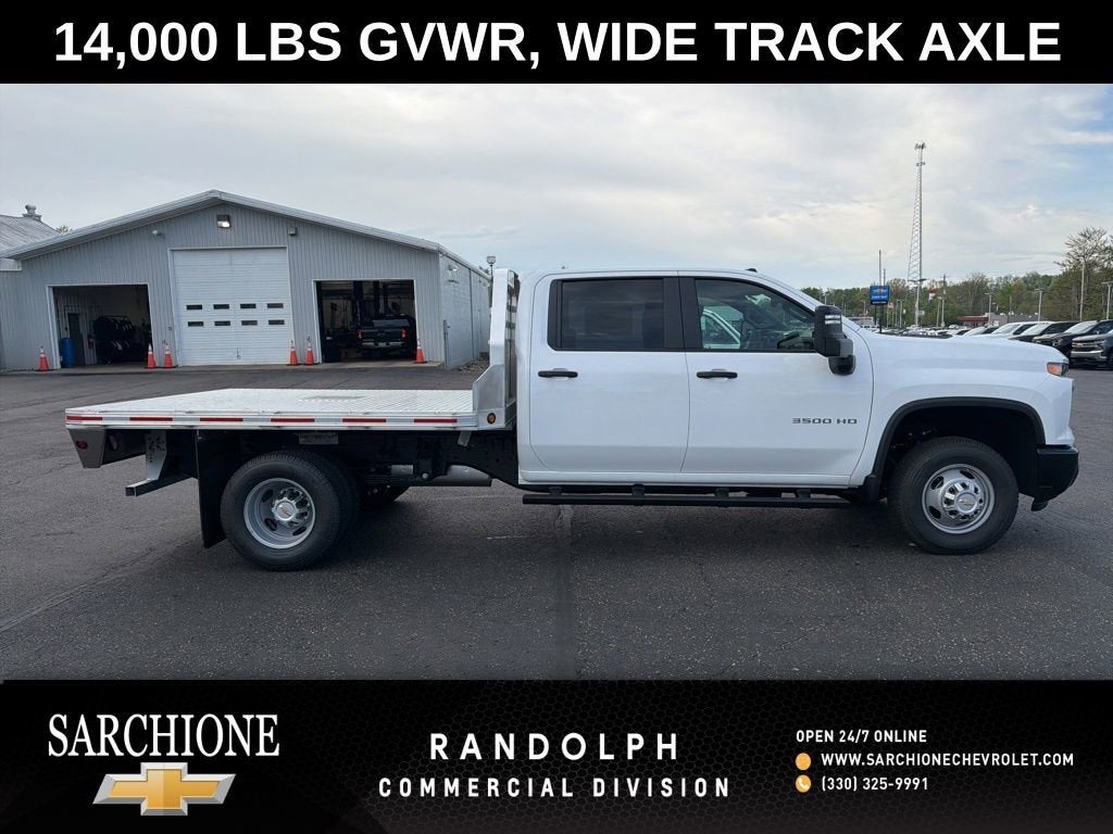2026 Chevrolet Silverado 3500 HD Chassis Cab Work Truck w/ Aluminum Flatbed