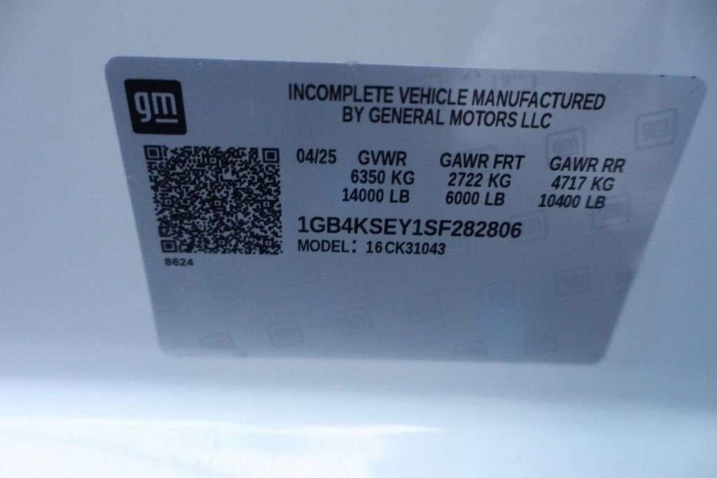 2025 Chevrolet Silverado 3500 HD Chassis Cab Work Truck