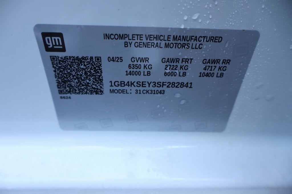 2025 Chevrolet Silverado 3500 HD Chassis Cab Work Truck