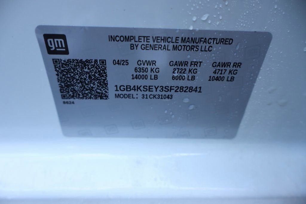 2025 Chevrolet Silverado 3500 HD Chassis Cab Work Truck