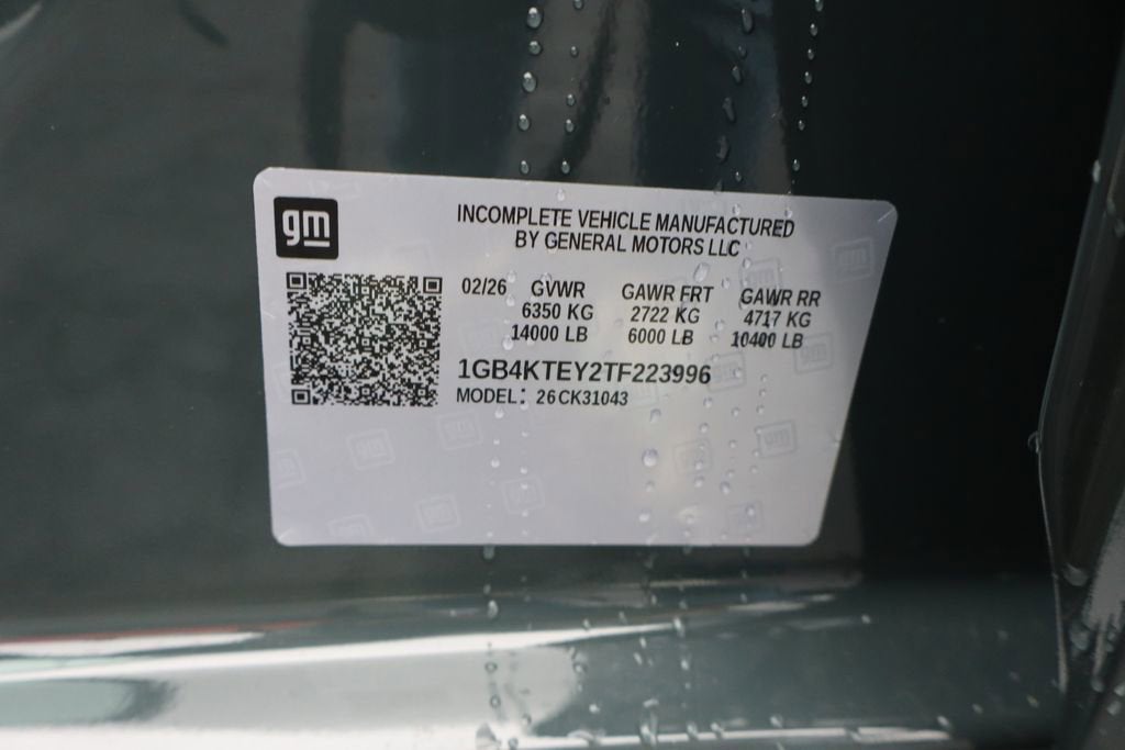 2026 Chevrolet Silverado 3500 HD Chassis Cab LT