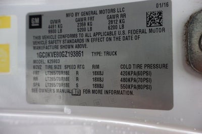 2016 Chevrolet Silverado 2500 HD LT