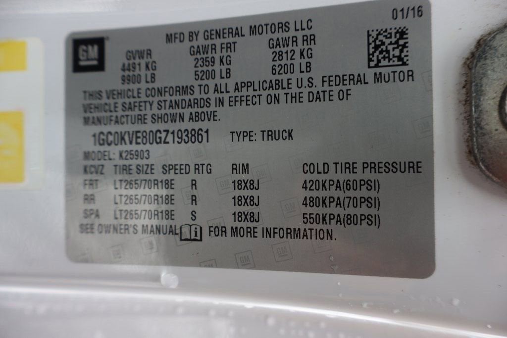 2016 Chevrolet Silverado 2500 HD LT