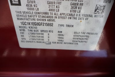2016 Chevrolet Silverado 3500 HD High Country